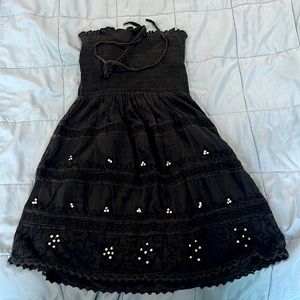 Black womens size M dress/swim coverup. Beach resort wear by INGEAR